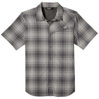 アウトドア メンズ アストロマン S/s サン シャツ ファティーグ プレイド