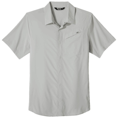 アウトドア メンズ アストロマン S/s サン シャツ ペブル