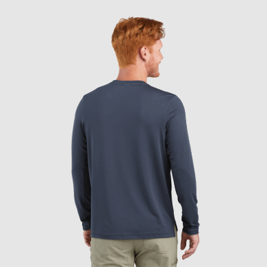 アウトドア メンズ アクティブアイス スペクトラム サン ロングスリーブ ティー ファティーグ ヘザー