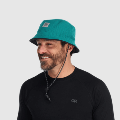 アウトドア トレイル ミックス バケット ハット ディープ レイク