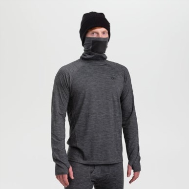 アウトドア メンズ アルパイン オンセット メリノ ユーバーチューブ トップ チャコール ヘザー