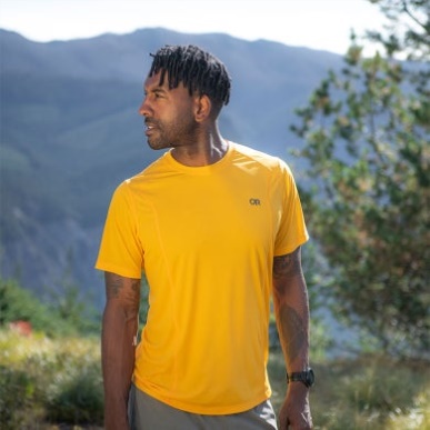 アウトドア メンズ エコー Tシャツ ラディアント