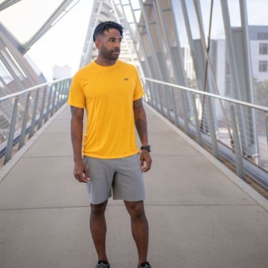 アウトドア メンズ エコー Tシャツ ラディアント