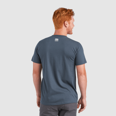 アウトドア メンズ Mt ベイカー Tシャツ ネイバル ブルー