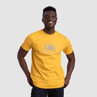 アウトドア メンズまたはアドボケイト S/s ティー 蜜蝋