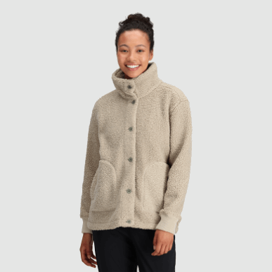 アウトドア レディース ジュノー トラッカー ジャケット フォグ