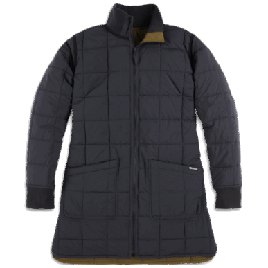 アウトドア レディース シャドウ リバーシブル パーカ ローデン/ブラック