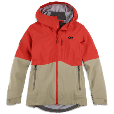 屋外の女性の半球 Ii ゴアテックス® ジャケット クランベリー/フリント