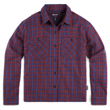 アウトドア レディース フィードバック フランネル シャツ ライト カラマタ チェック柄