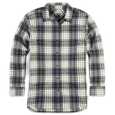 アウトドア レディース クルシャン フランネル シャツ サンド チェック