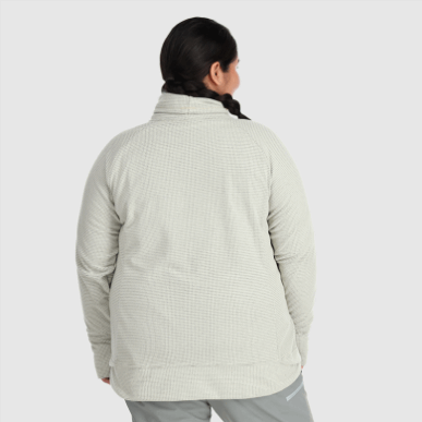 アウトドア レディース トレイル ミックス カウル プルオーバー プラス サンド