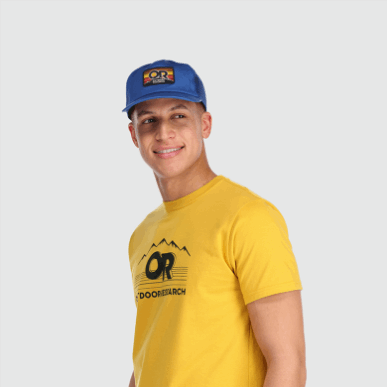 アウトドア アドボケイト ストライプ パッチ キャップ クラシック ブルー