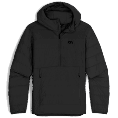 アウトドア メンズ シャドー インサレイテッド アノラック ブラック