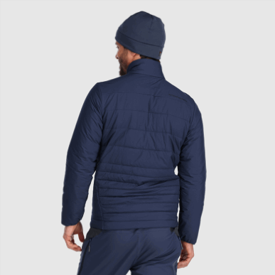 アウトドア メンズ シャドーインサレーテッドジャケット ネイビーブルー