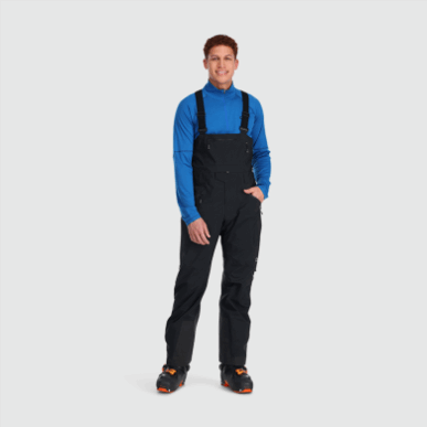 屋外の男性用半球 Ii Gore-tex® ビブ ブラック