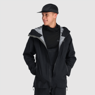 アウトドア メンズ ヘミスフィア II ゴアテックス® ジャケット ブラック