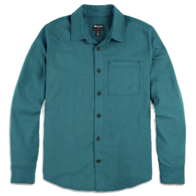 アウトドア メンズ クルシャン フランネル シャツ ディープ レイク