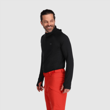 アウトドア メンズ アルパイン オンセット メリノ 150 パーカー ブラック