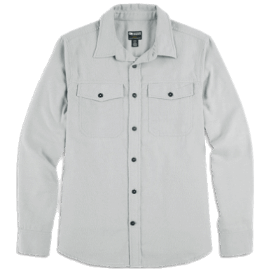 アウトドア メンズ フィードバック フランネル シャツ ライト ライト ピューター