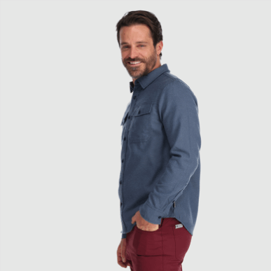 アウトドア メンズ フィードバック フランネルシャツ ライトニンバス