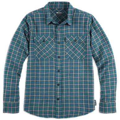 アウトドア メンズ フィードバック フランネル シャツ ライト ツリーライン チェック