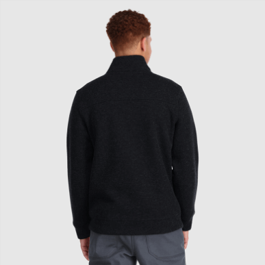 アウトドアメンズフラーリージャケットブラック.