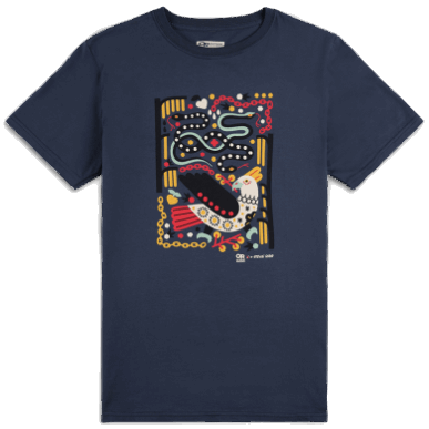 アウトドアアーティストシリーズ グラフィックTシャツ ネイバルブルー